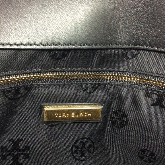 Authentic Tory Burch Black Large Fleming Convertible Shoulder Bag Crossbody - Picture 15 of 16